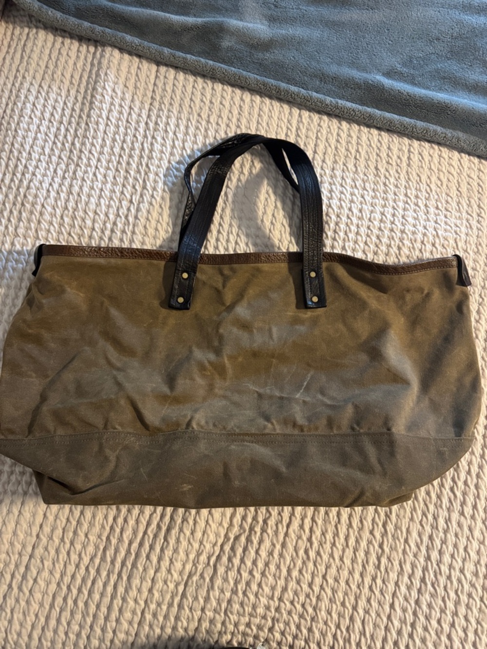 Vintage Rough & Tumble Boat tote